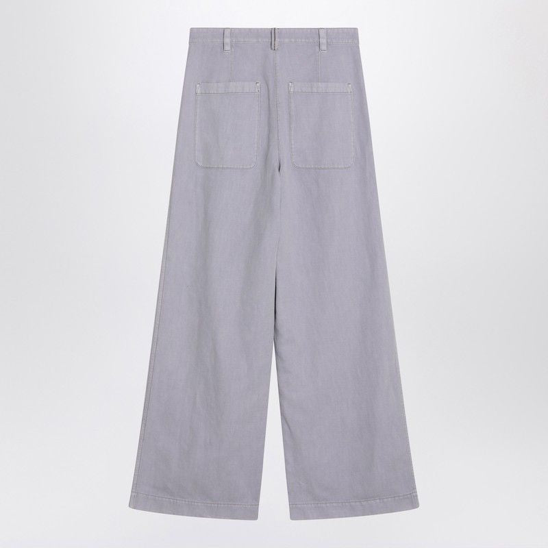 BRUNELLO CUCINELLI Wide Trousers for Women - SS25 Collection