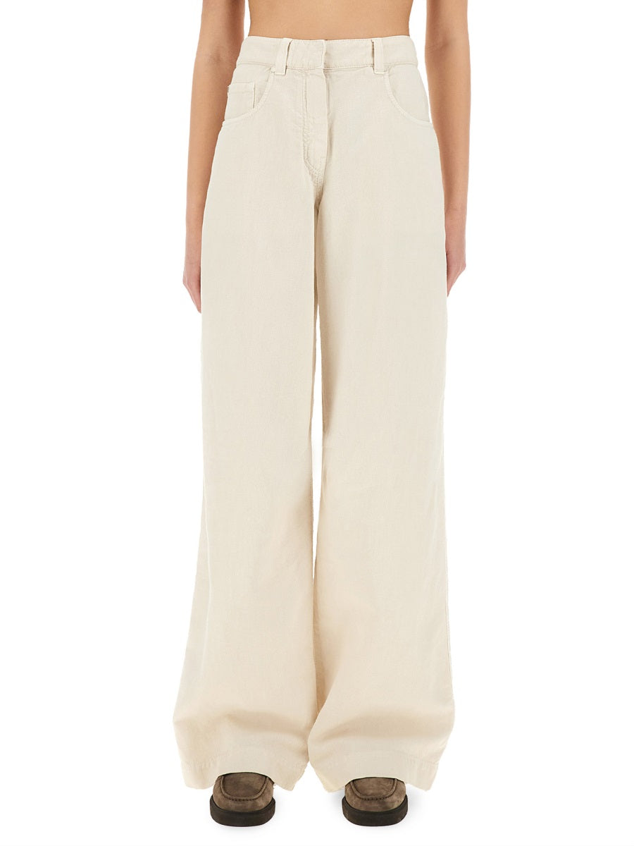 BRUNELLO CUCINELLI Wide Fit Denim Pants - Size 40