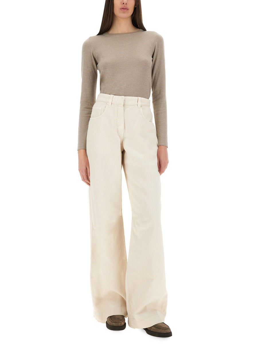 BRUNELLO CUCINELLI Wide Fit Denim Pants - Size 40