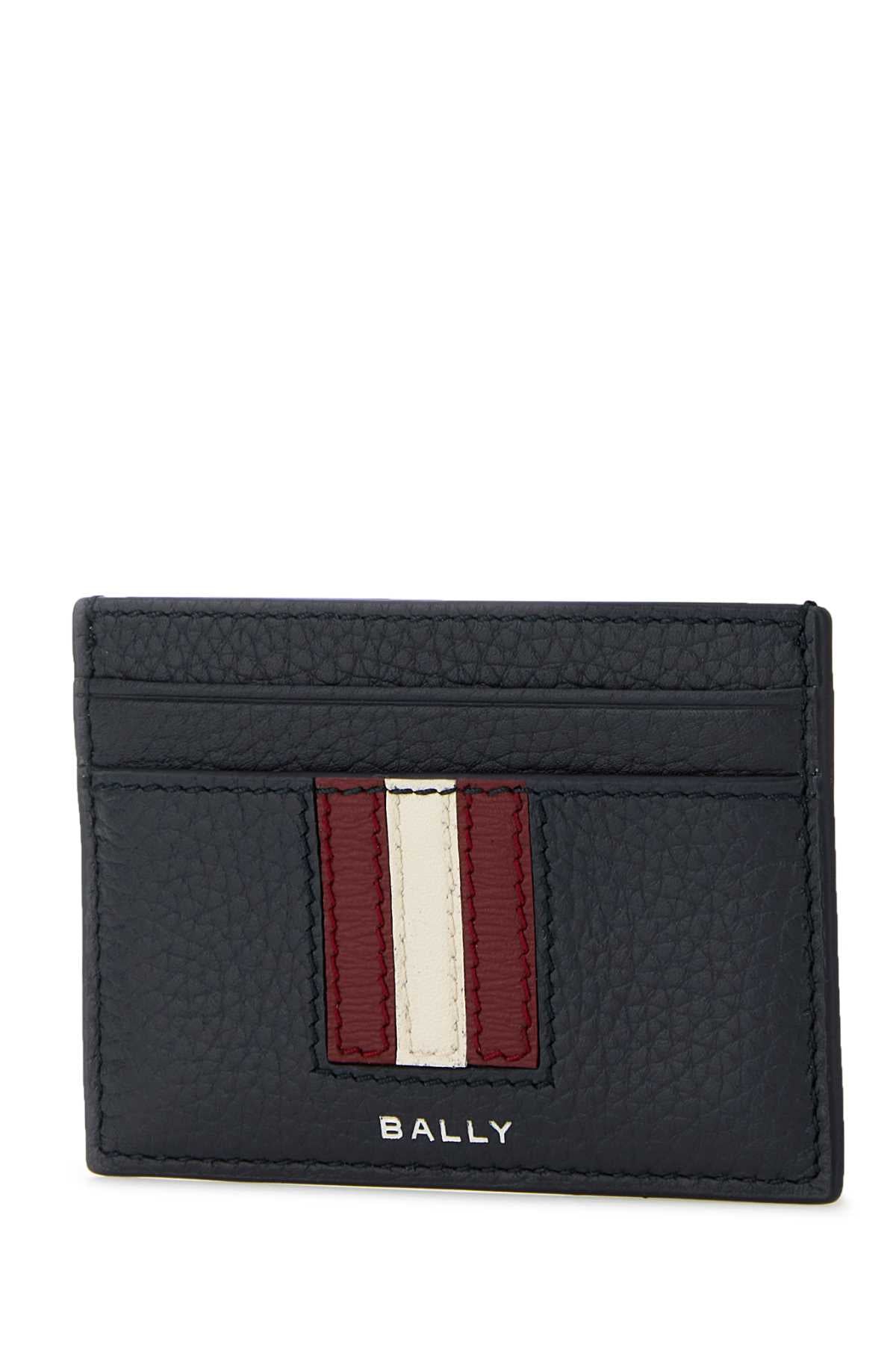 BALLY Mini Leather Card Holder for Men