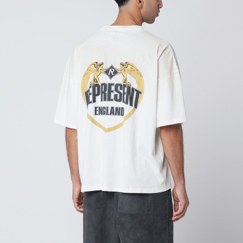 REPRESENT Cotton-Blend T-Shirt with Distressed Edges - Men's
