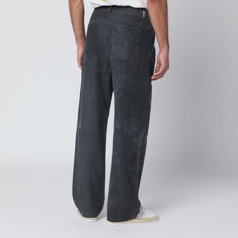 REPRESENT Washed-Effect Cotton Trousers