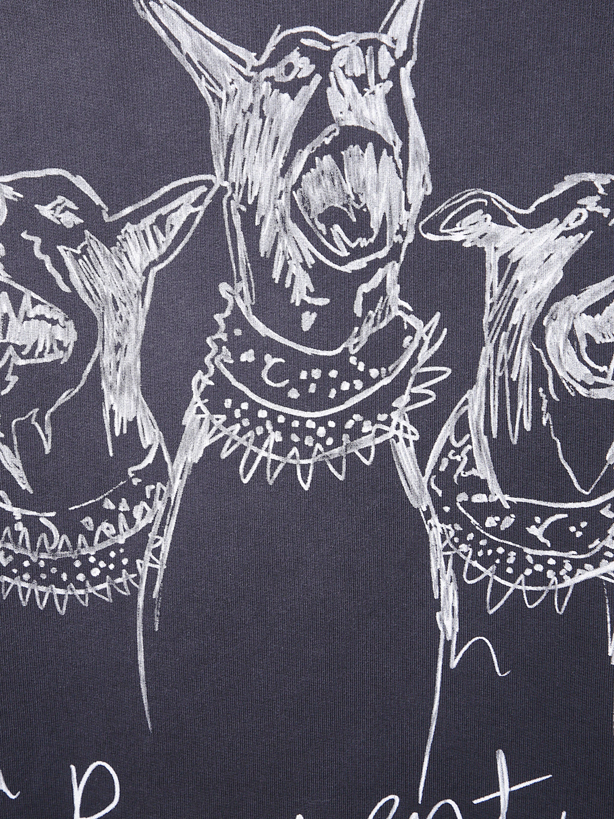 REPRESENT Hand Drawn Thoroughbred Dogs Hoodie - Men’s Fashion for FW25