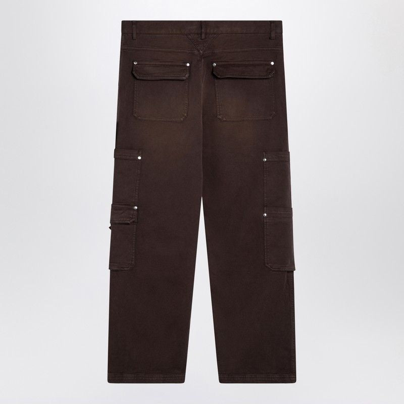 REPRESENT Men's Cargo Trousers with Washed Effect