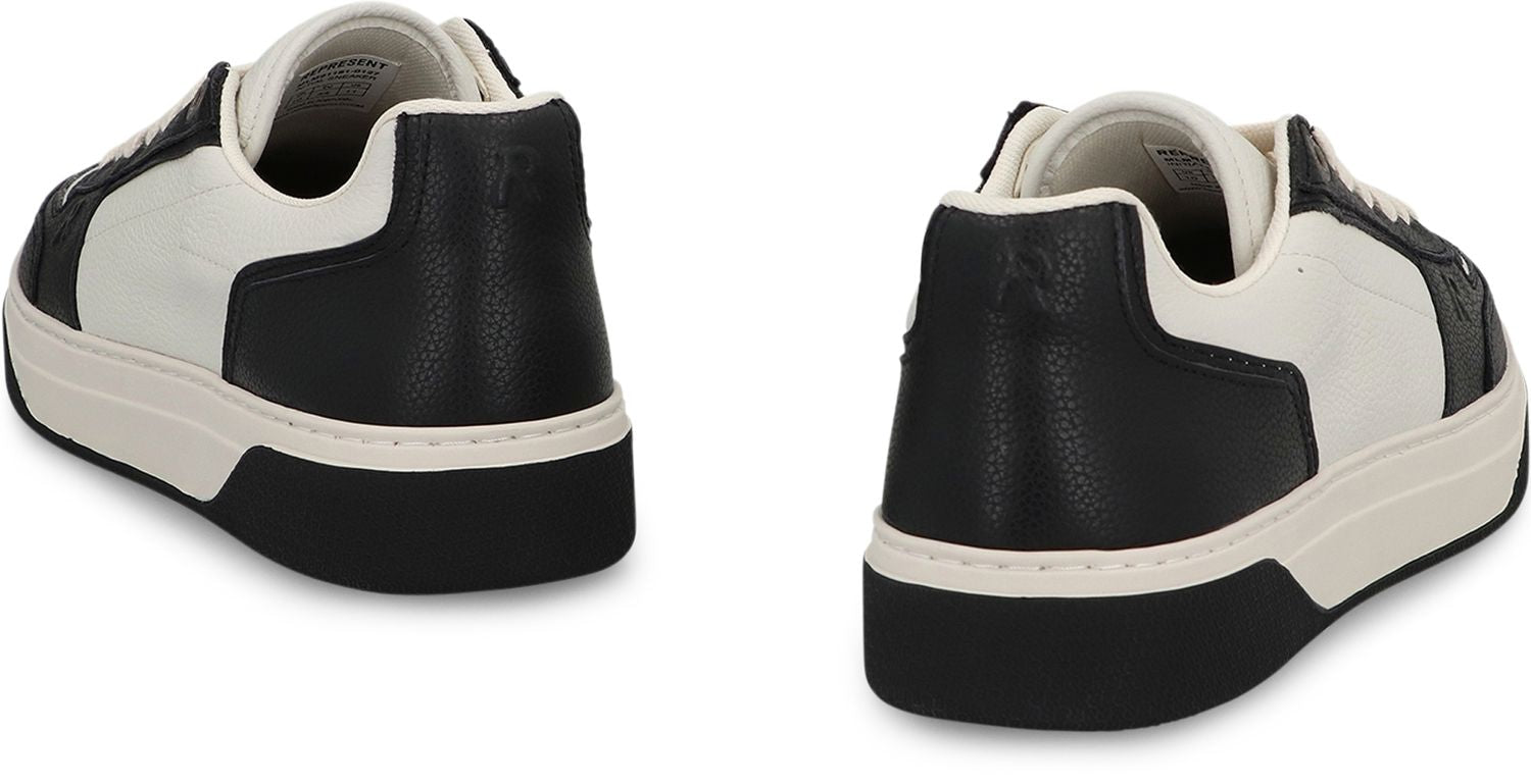 REPRESENT Two-Tone Leather and Suede Sneaker for Men