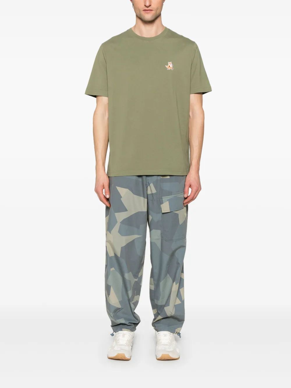 MAISON KITSUNÉ Men's Casual Cotton T-Shirt