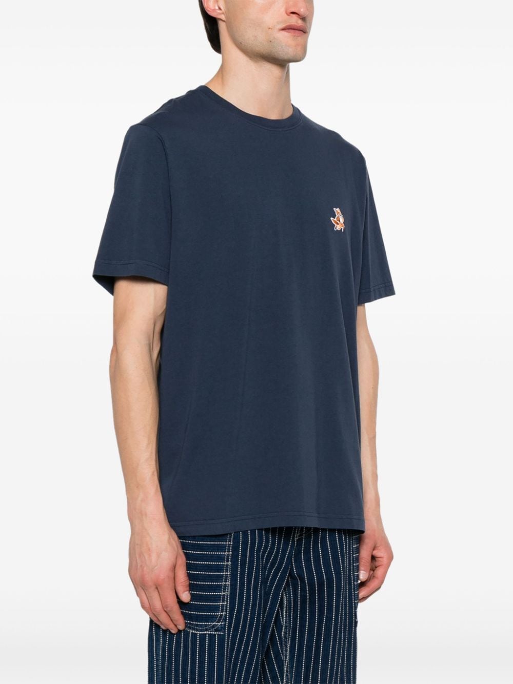 MAISON KITSUNÉ Speedy Fox Cotton T-Shirt for Men