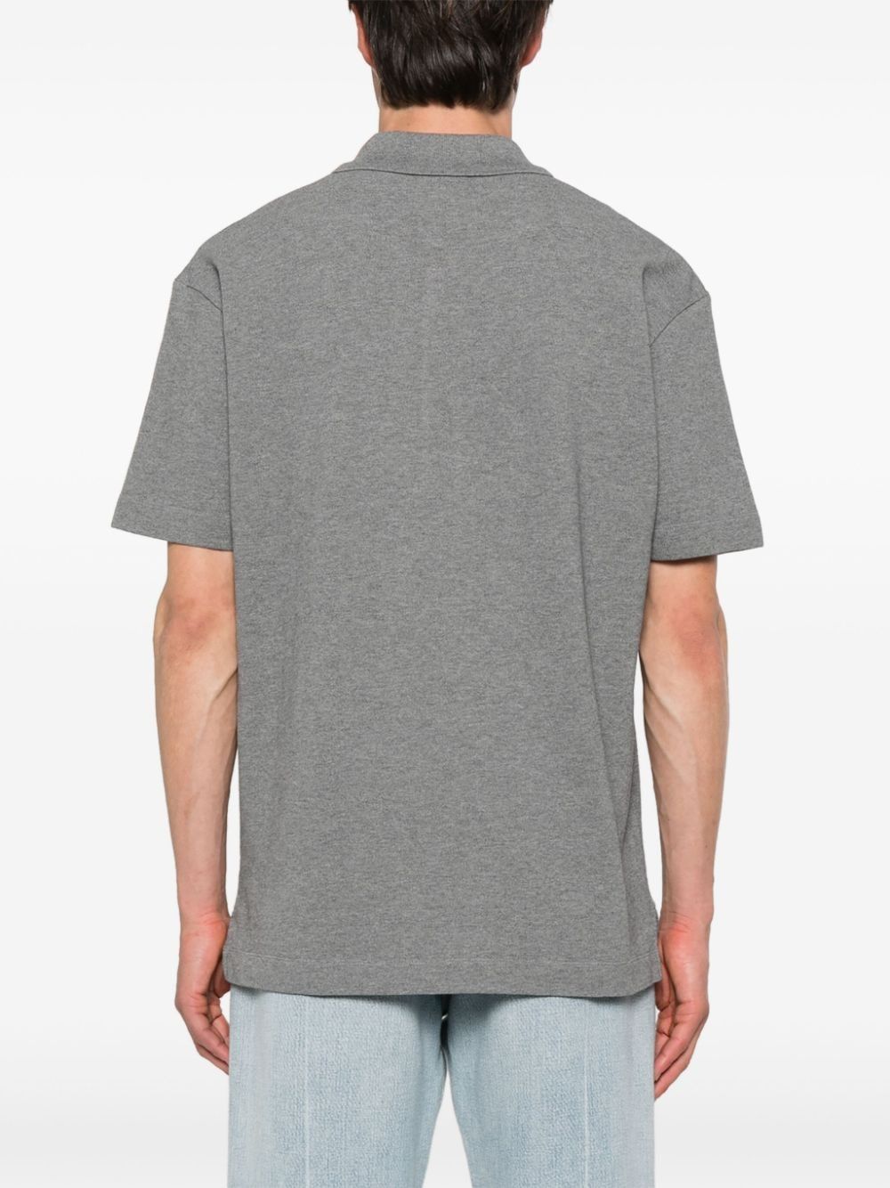 MAISON KITSUNÉ Men's Classic Polo with Logo - Medium Size