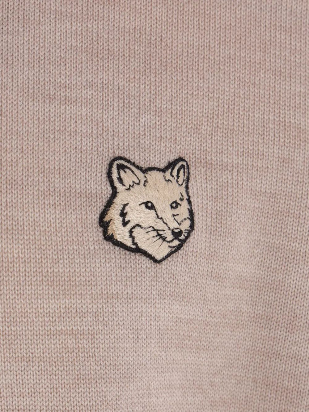 MAISON KITSUNÉ Bold Fox Head Patch Polo Jumper for Men