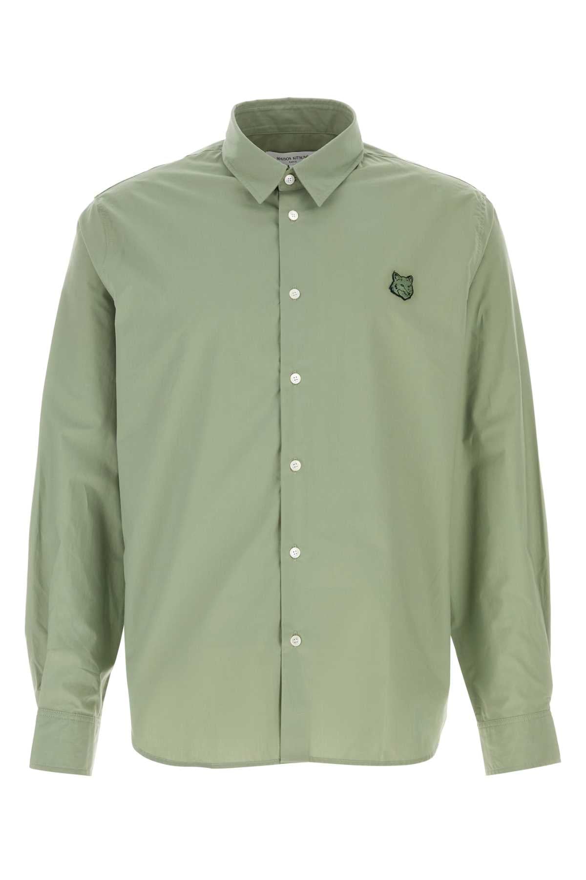MAISON KITSUNÉ Men's Mini Poplin Shirt