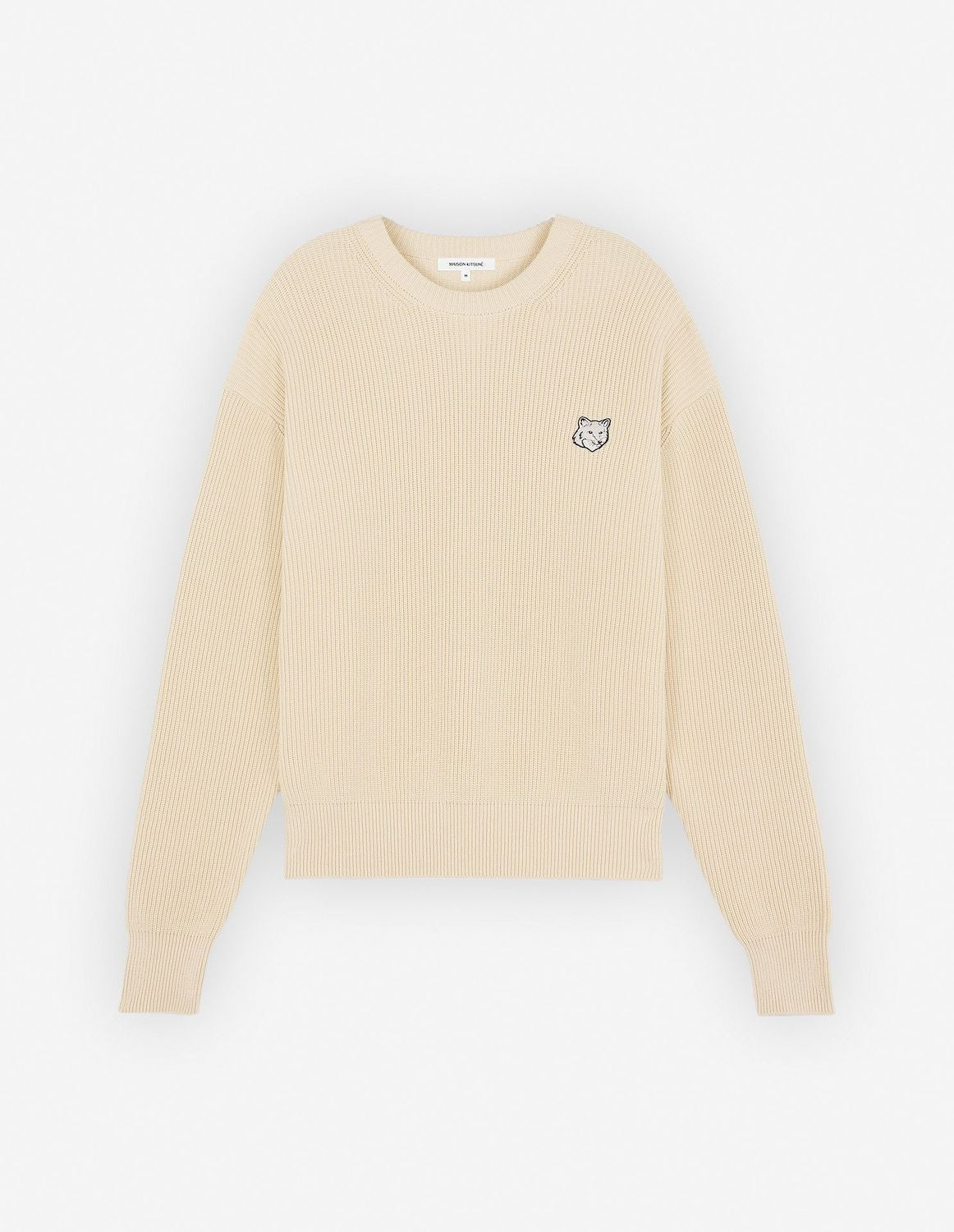 MAISON KITSUNÉ Bold Fox Head Patch Comfort Ribbed Jumper