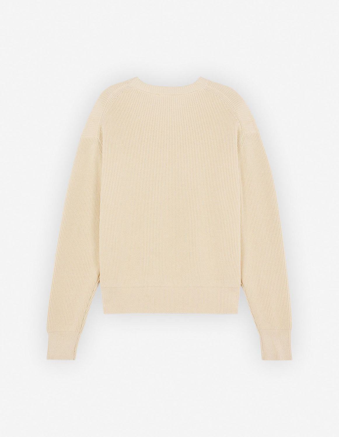 MAISON KITSUNÉ Bold Fox Head Patch Comfort Ribbed Jumper