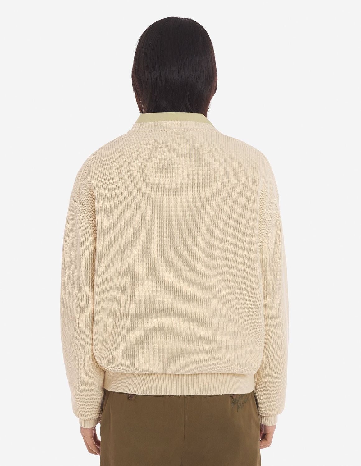 MAISON KITSUNÉ Bold Fox Head Patch Comfort Ribbed Jumper
