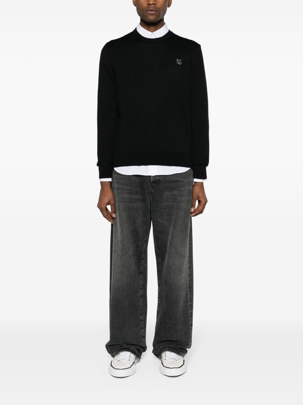 MAISON KITSUNÉ Bold Fox Head Patch Regular Jumper - SS25