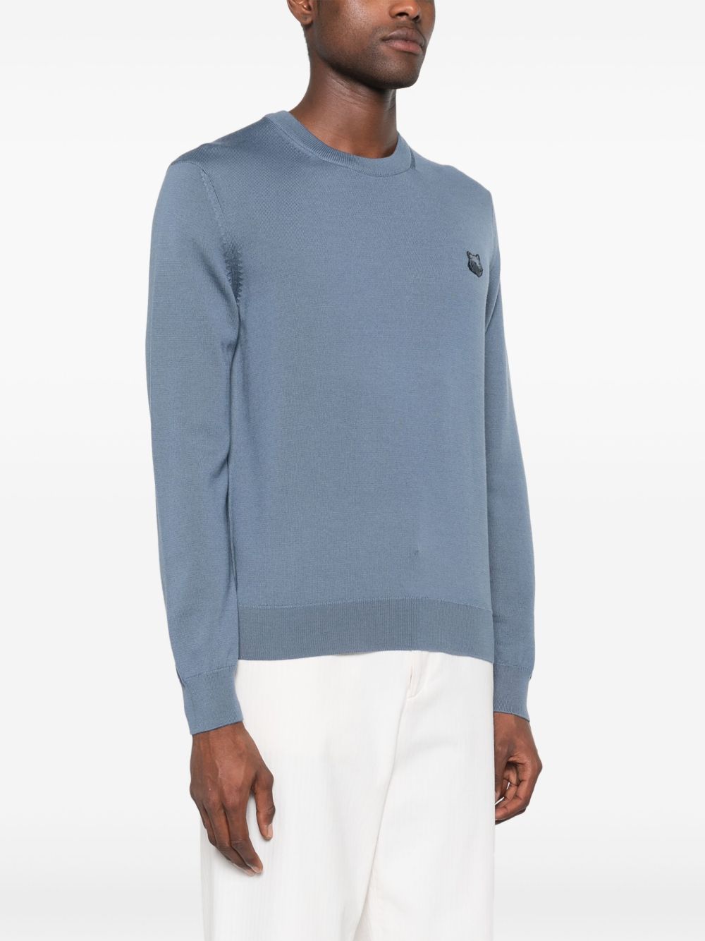 MAISON KITSUNÉ Bold Fox Head Wool Jumper for Men