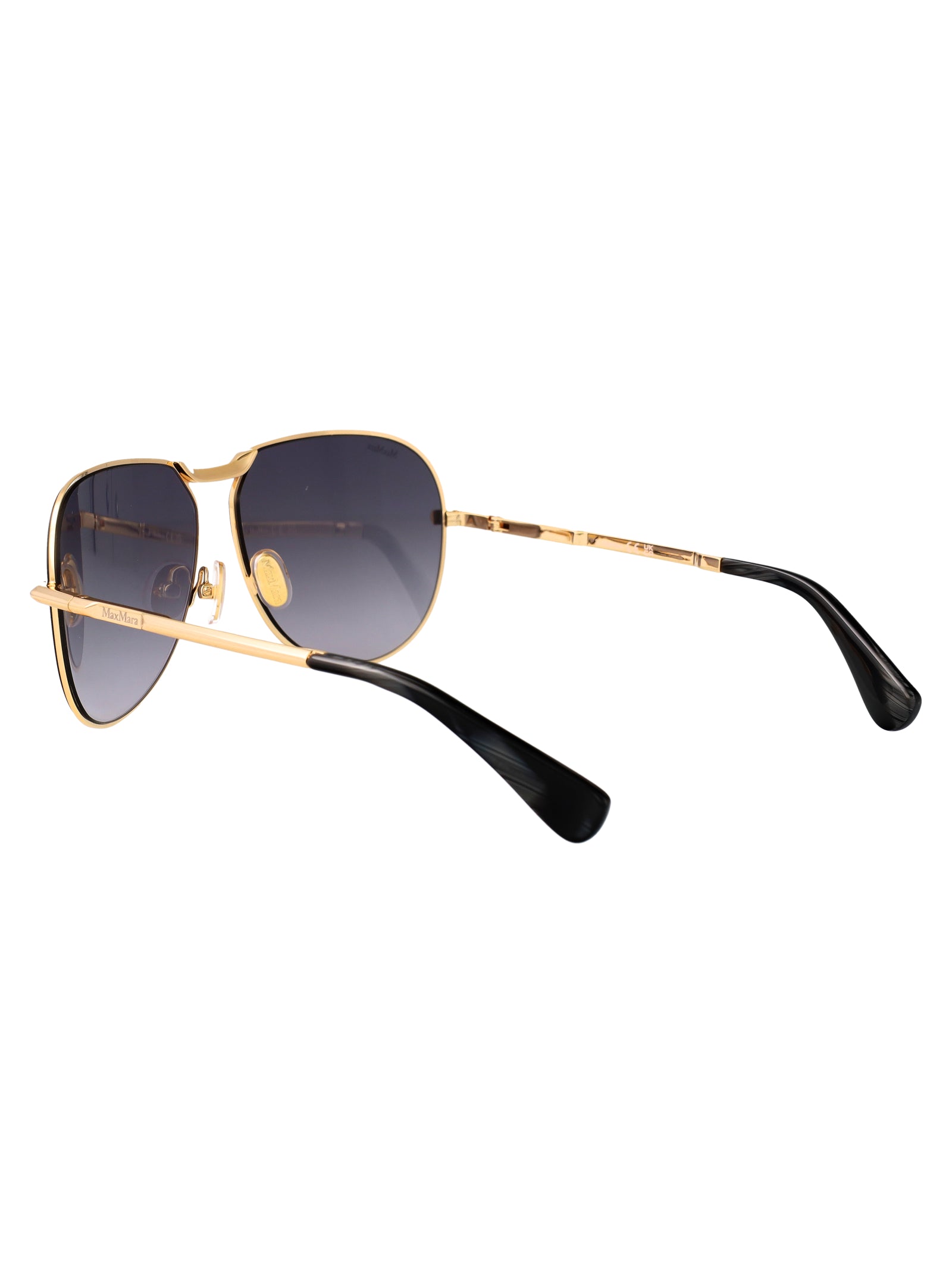 MAX MARA Elegant Metal Cat-Eye Sunglasses