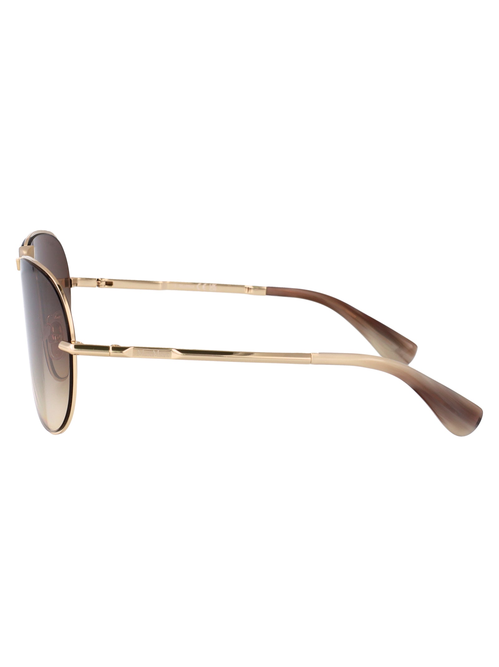 MAX MARA Elegant Metal Sunglasses for Women - SS25 Collection