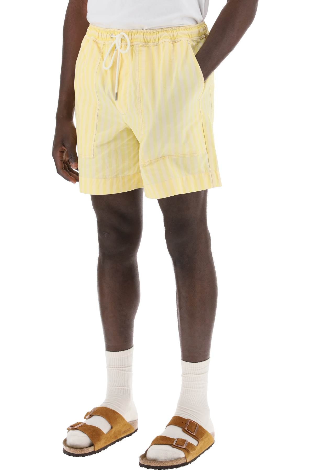 MAISON KITSUNÉ Cotton Bermuda Shorts