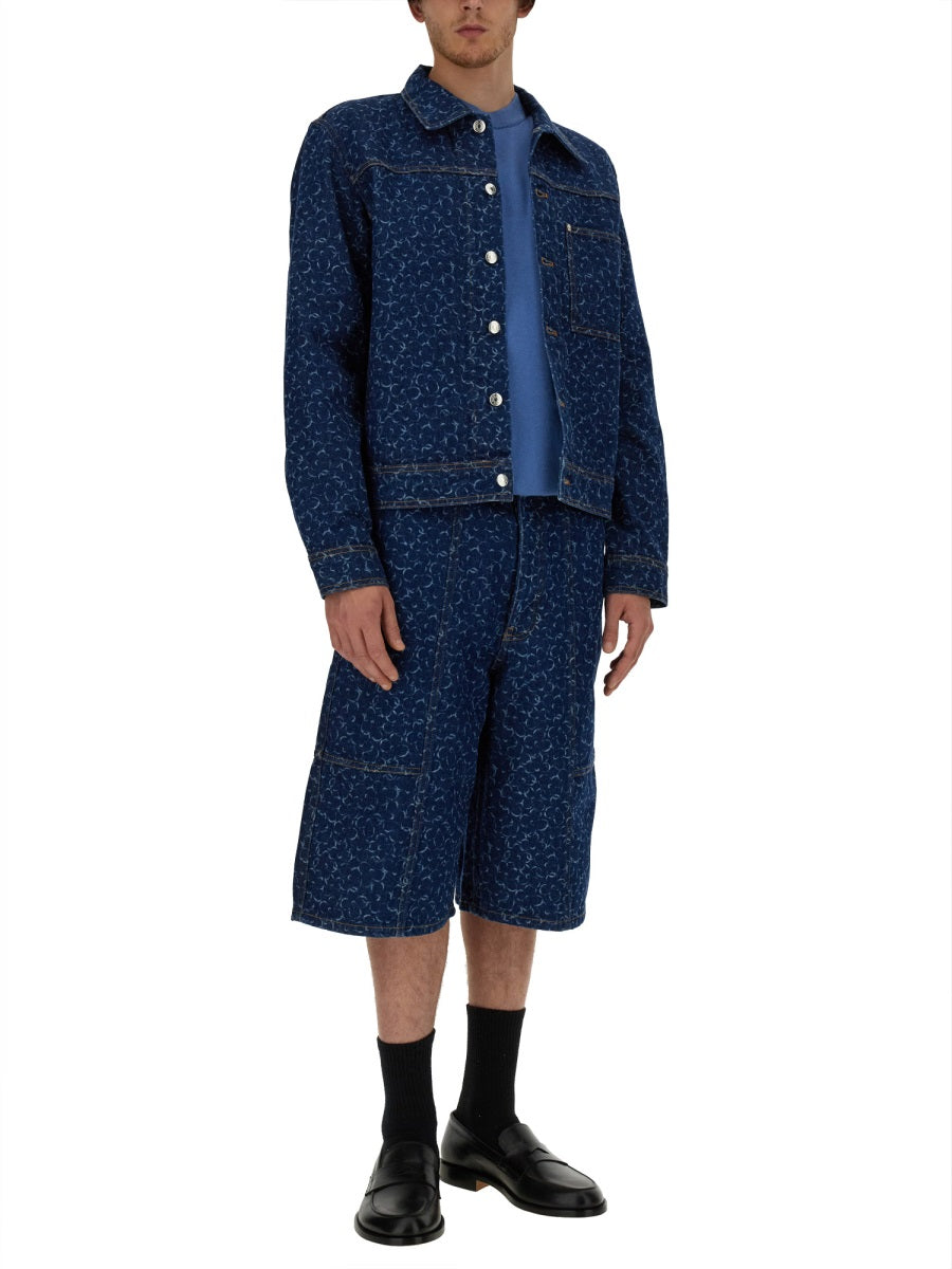 MAISON KITSUNÉ Classic Denim Jacket - Size L