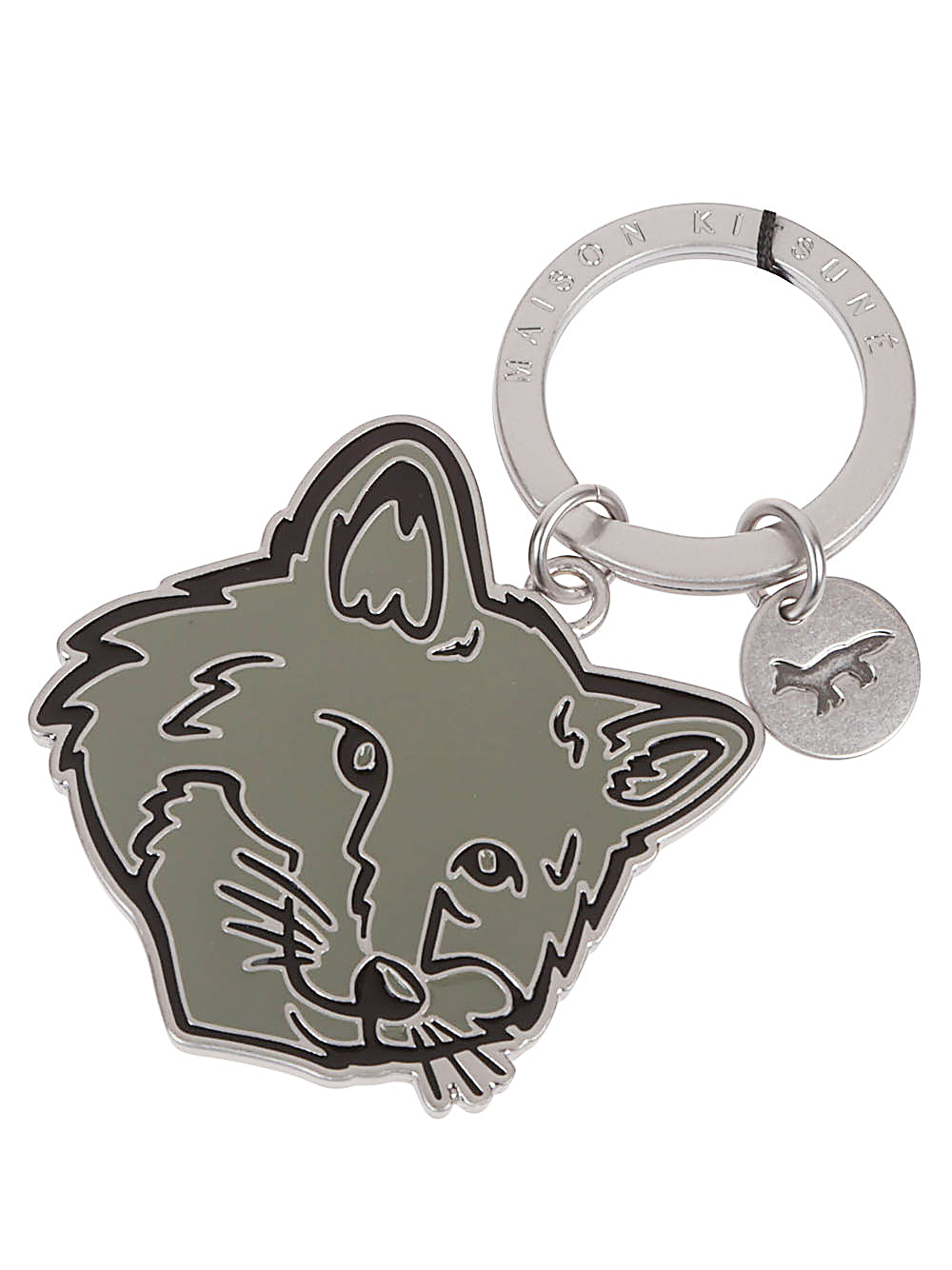 MAISON KITSUNÉ Bold Fox Head Keyring for Men