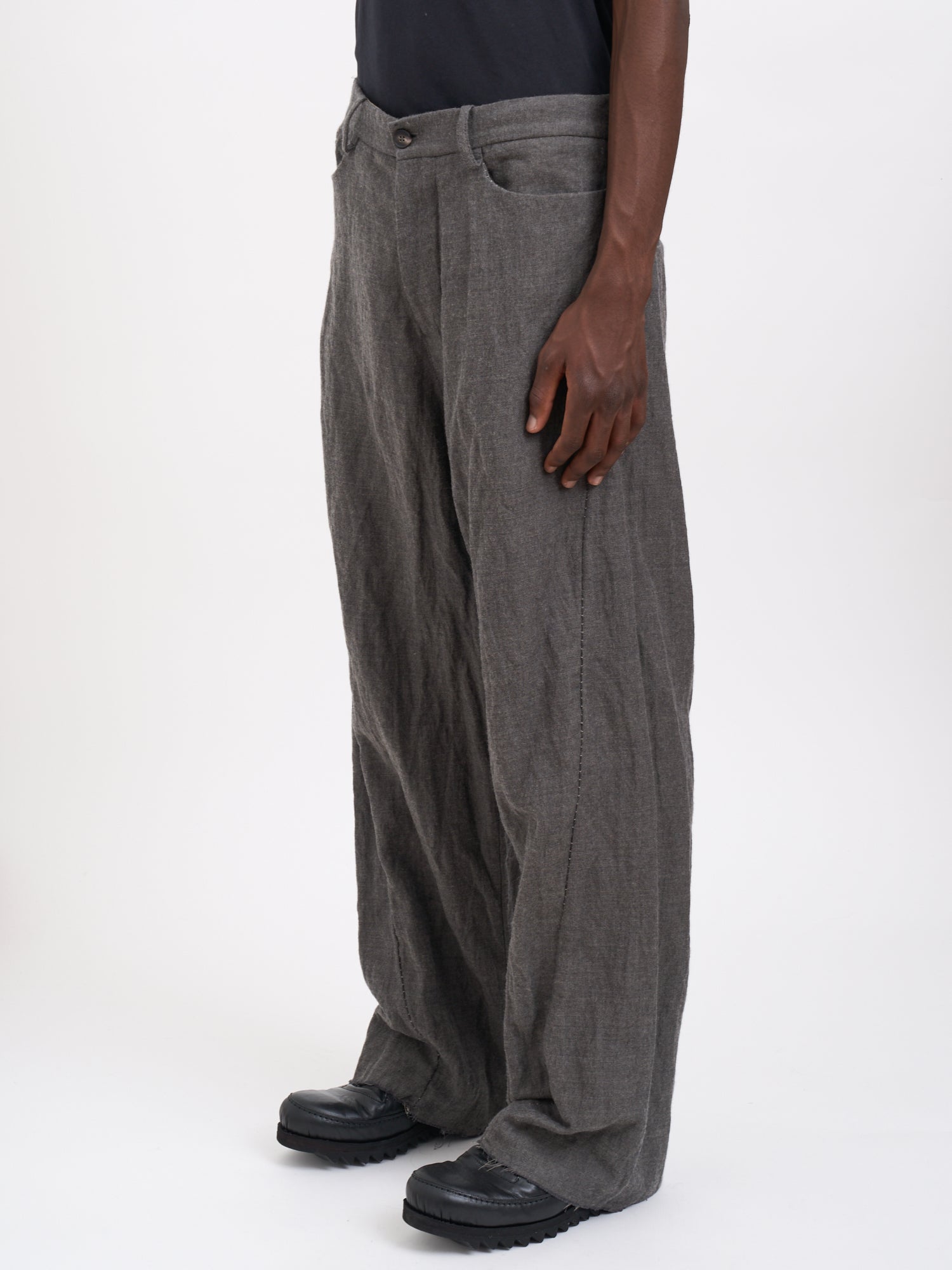 MASNADA Oversized Wool Trousers - Size 48