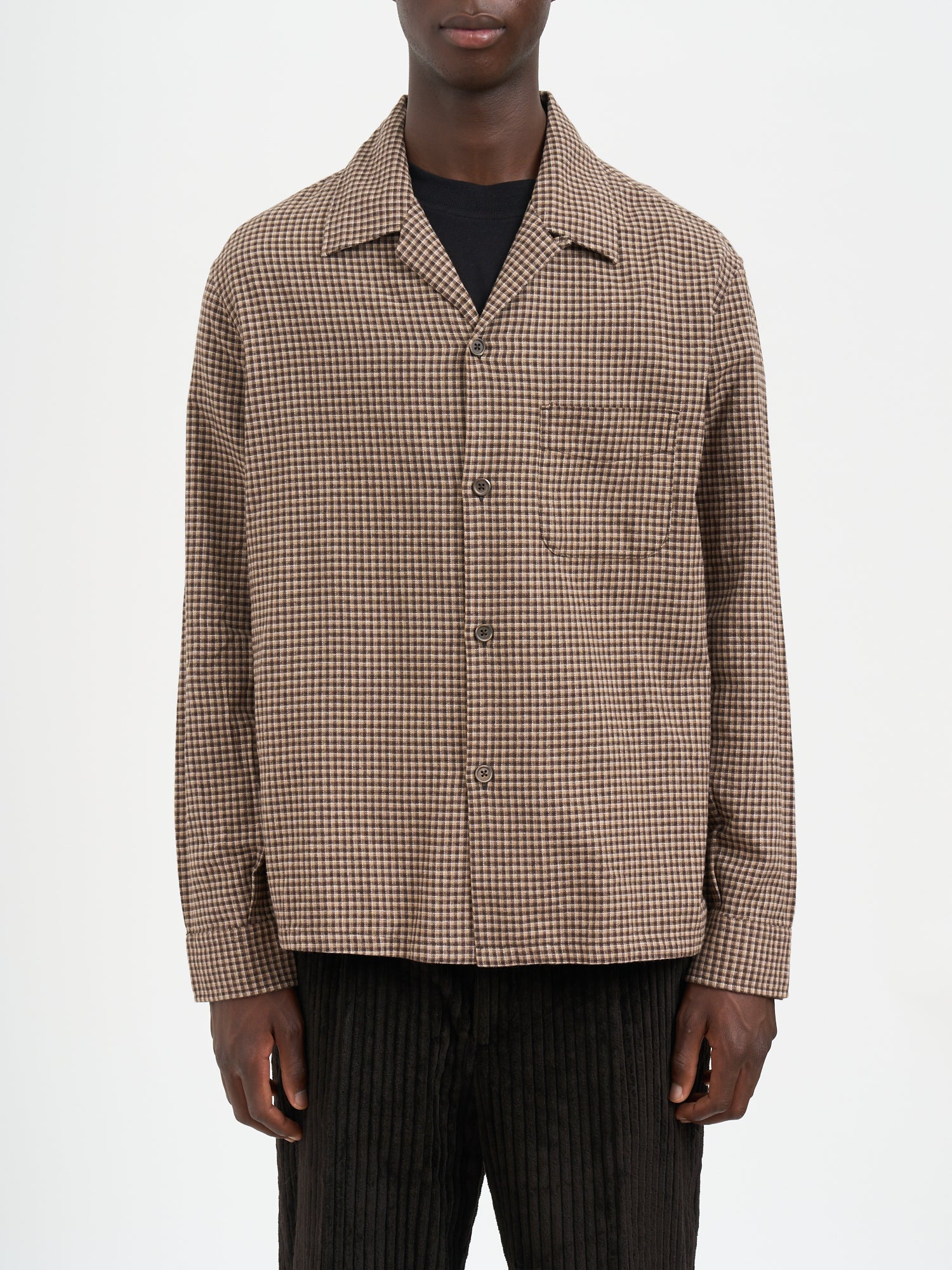 OUR LEGACY Heusen Flannel Check Shirt - Men's Loose Fit