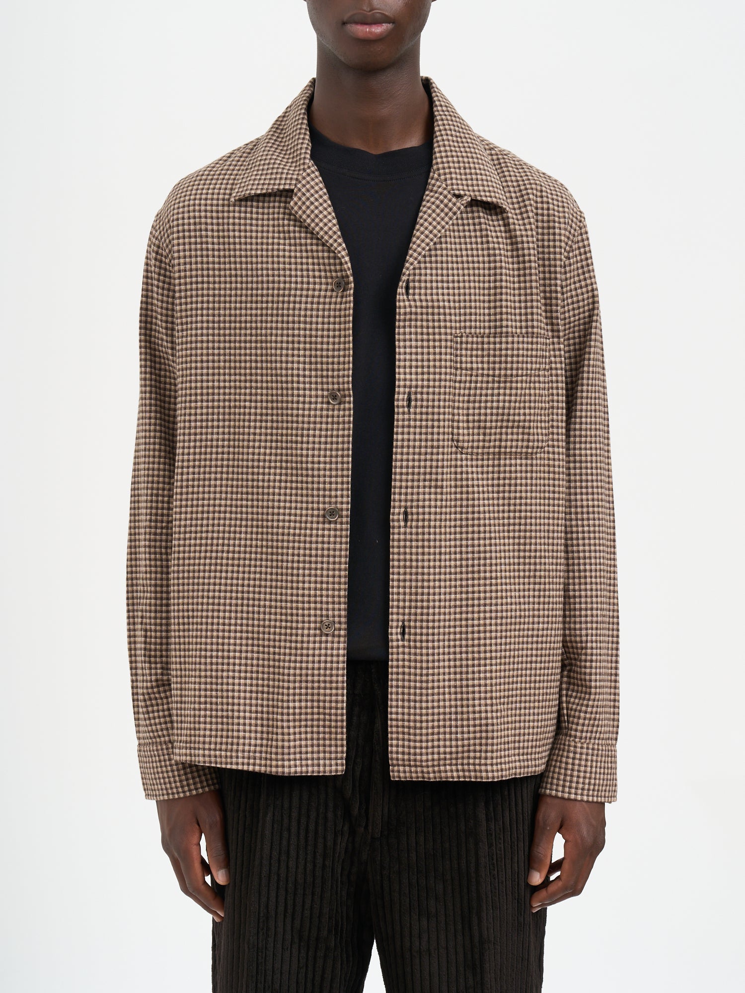 OUR LEGACY Heusen Flannel Check Shirt - Men's Loose Fit