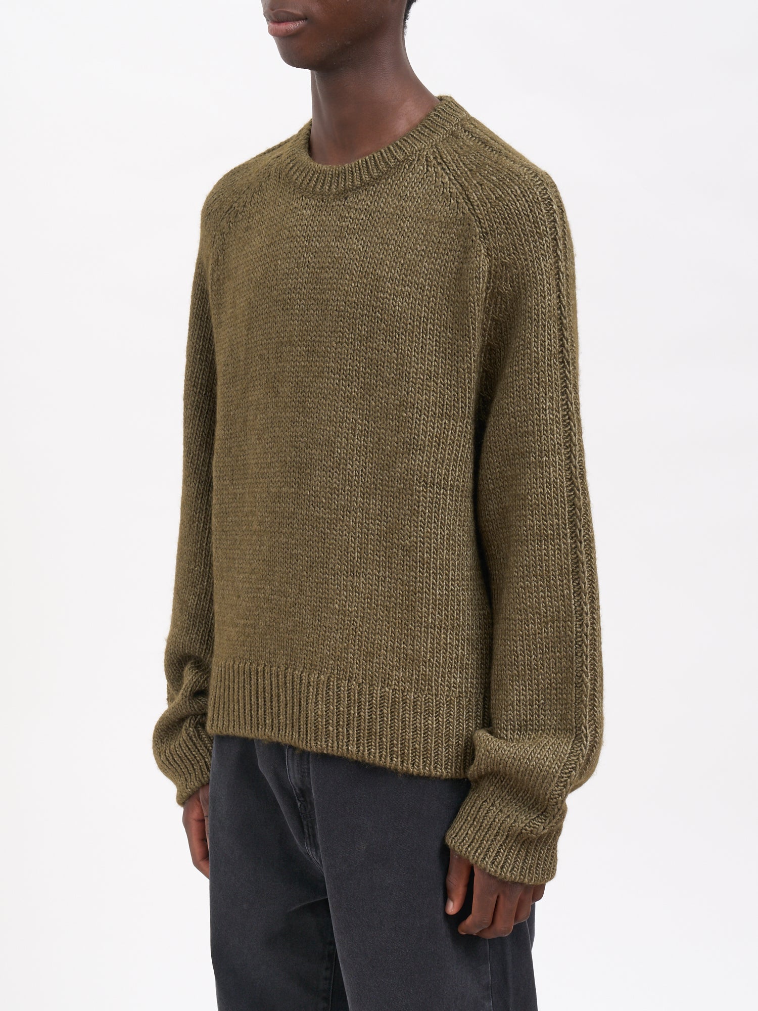 OUR LEGACY True Sweater - Rustic Wool Silk Men's Regular Fit