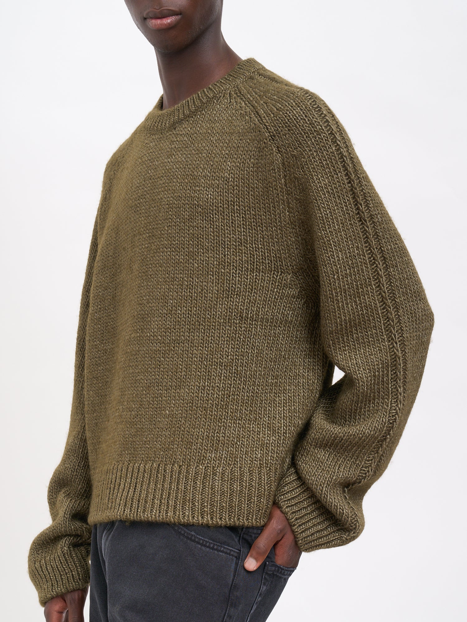 OUR LEGACY True Sweater - Rustic Wool Silk Men's Regular Fit