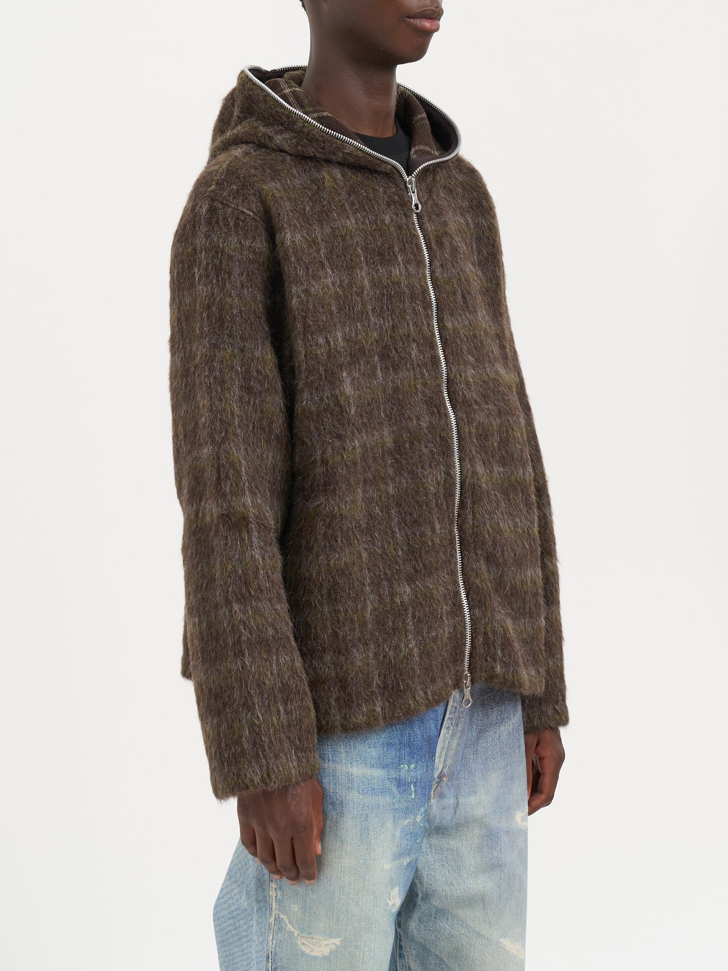 OUR LEGACY Full Zip Hood Sweater - Size 50