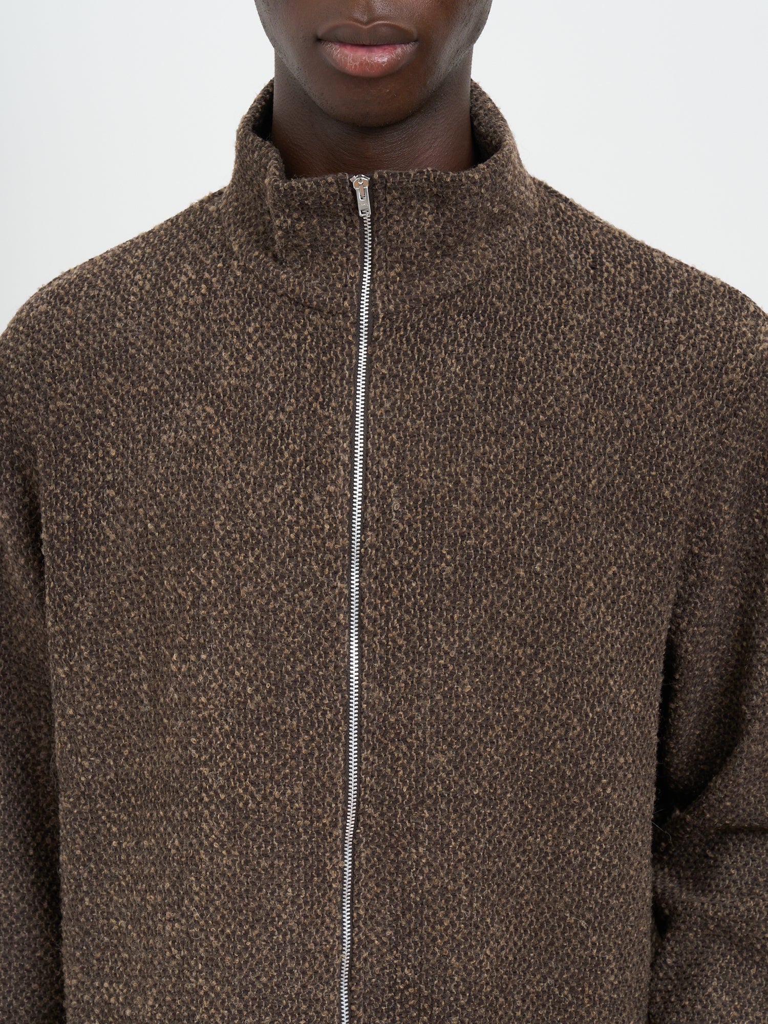 OUR LEGACY Mini Shrunken Fullzip Polo Sweater