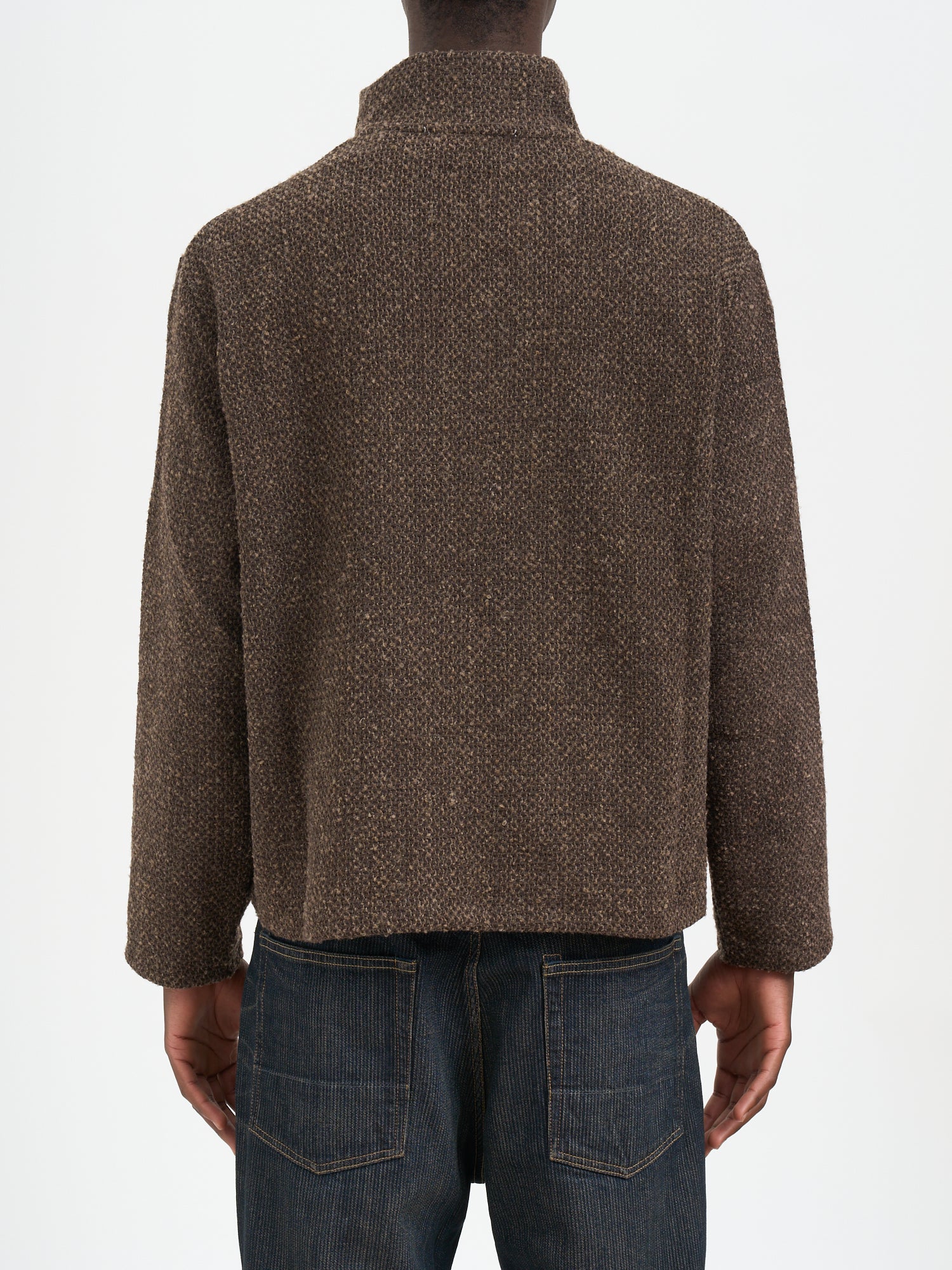 OUR LEGACY Mini Shrunken Fullzip Polo Sweater