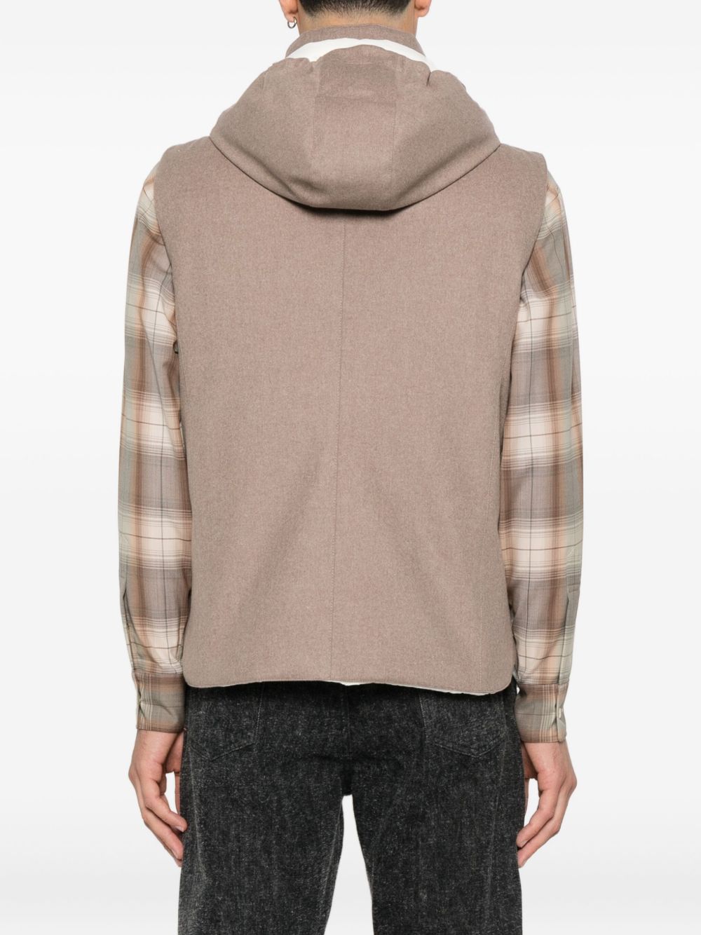 BRUNELLO CUCINELLI Hooded Down Vest for Men - FW25