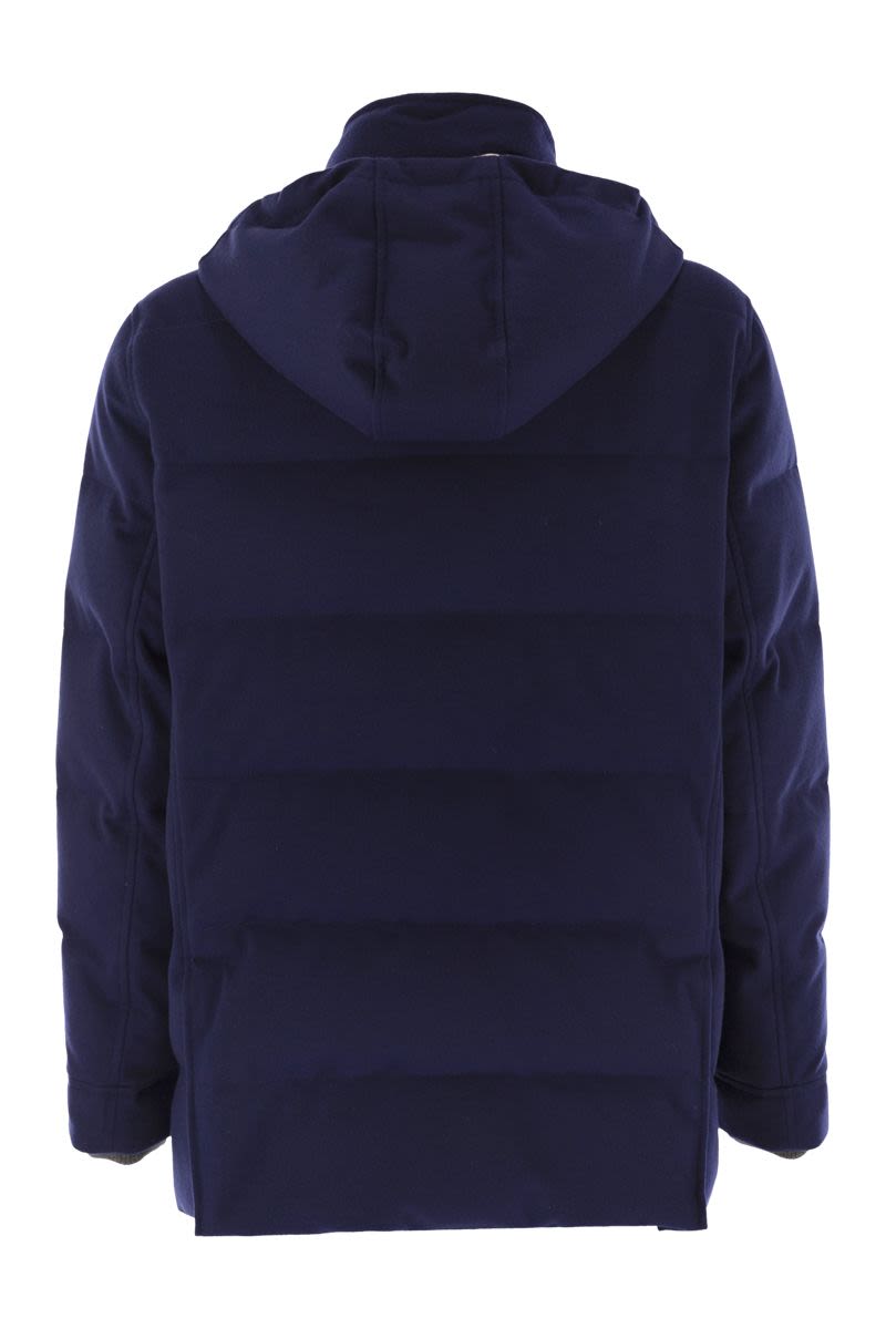 BRUNELLO CUCINELLI Padded Hoodie Jacket for Men - FW25 Edition