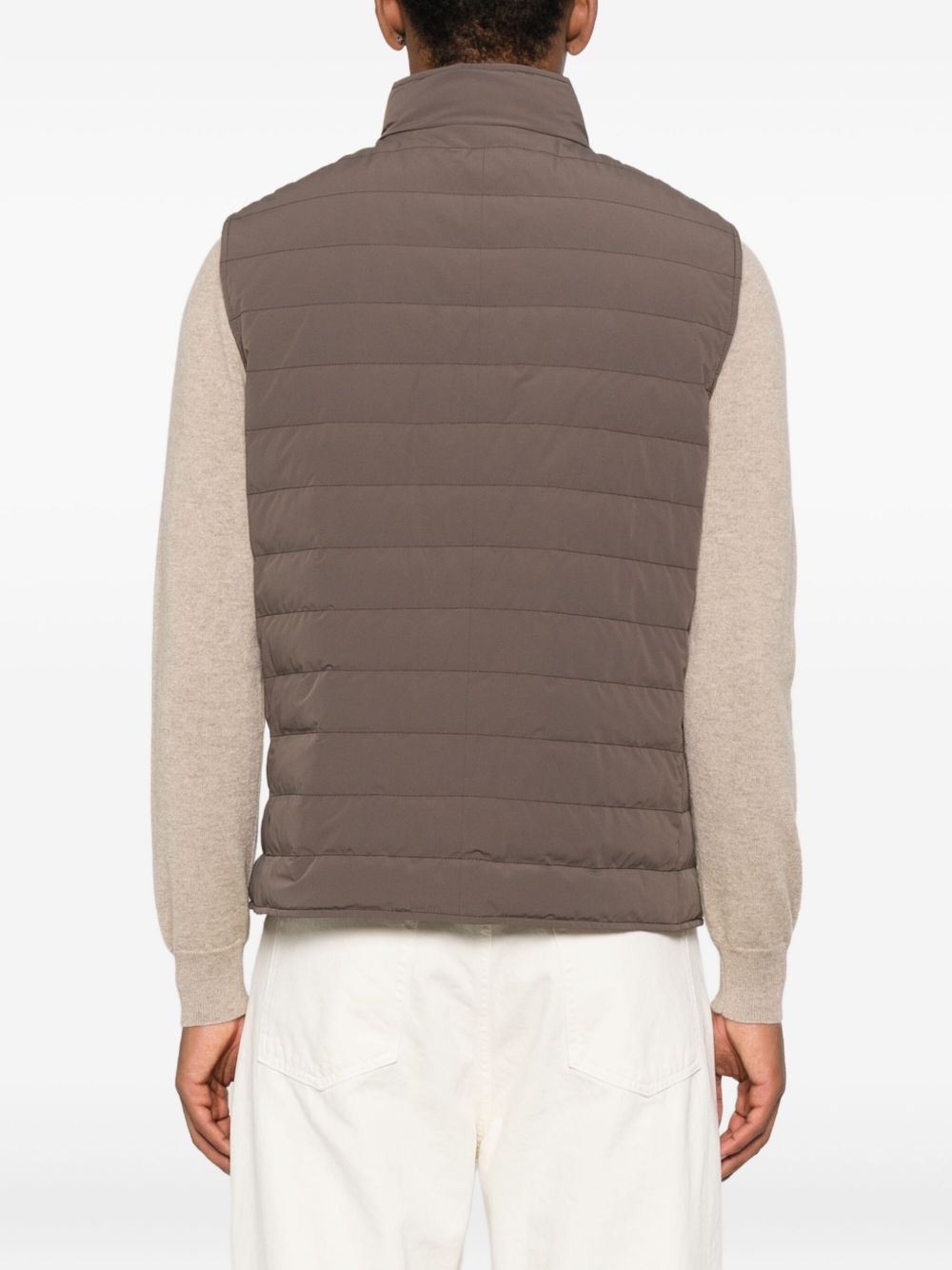 BRUNELLO CUCINELLI Sleeveless Quilted Down Jacket