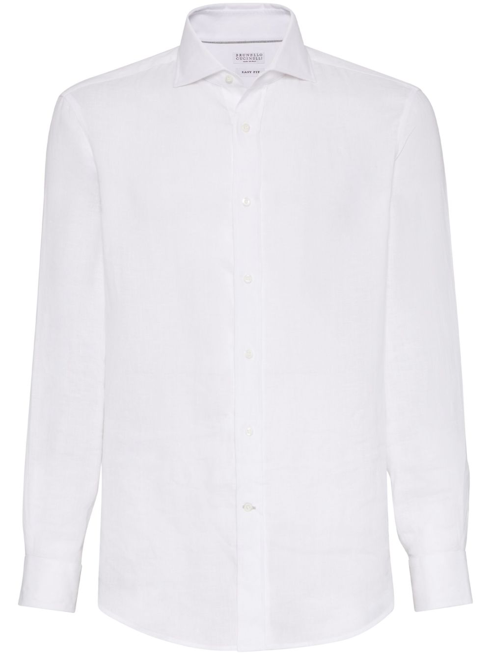 BRUNELLO CUCINELLI Men's Linen Shirt with Front Button Fastening - SS26
