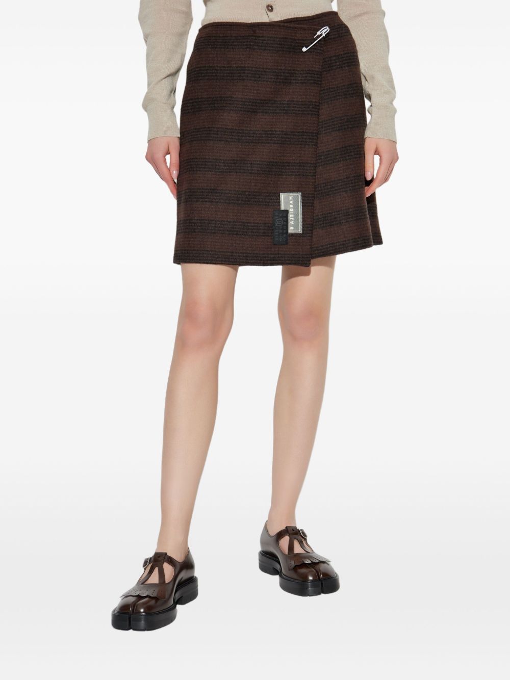 MM6 MAISON MARGIELA Asymmetrical Mini Skirt for Women