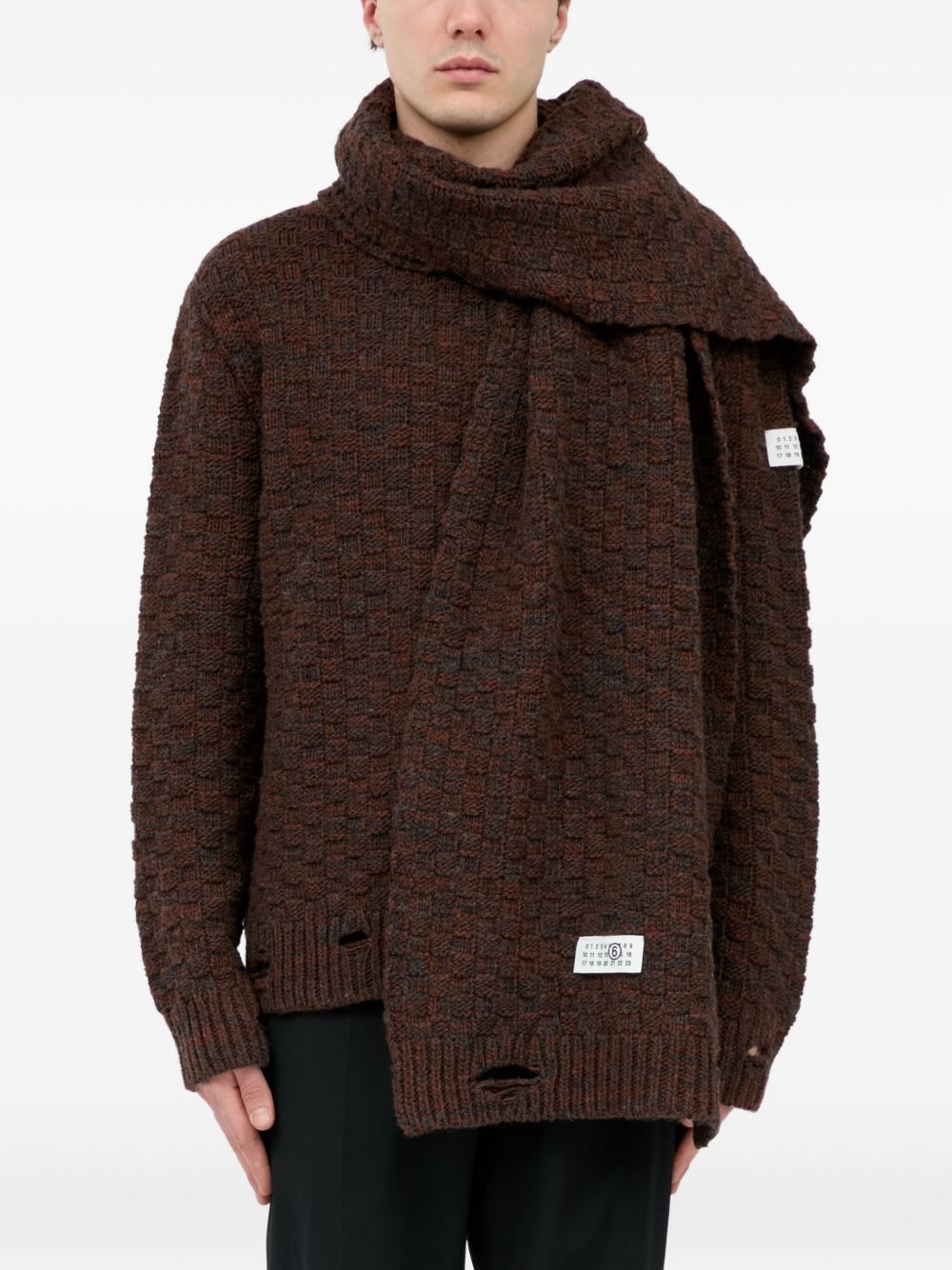 MM6 MAISON MARGIELA Chic Scarf for Men - Fall Winter Collection 25/26