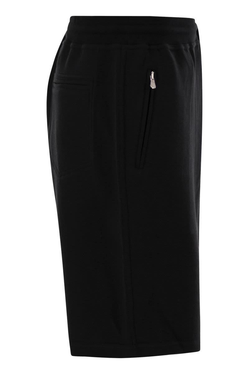 BRUNELLO CUCINELLI Double Fleece Bermuda Shorts for Men