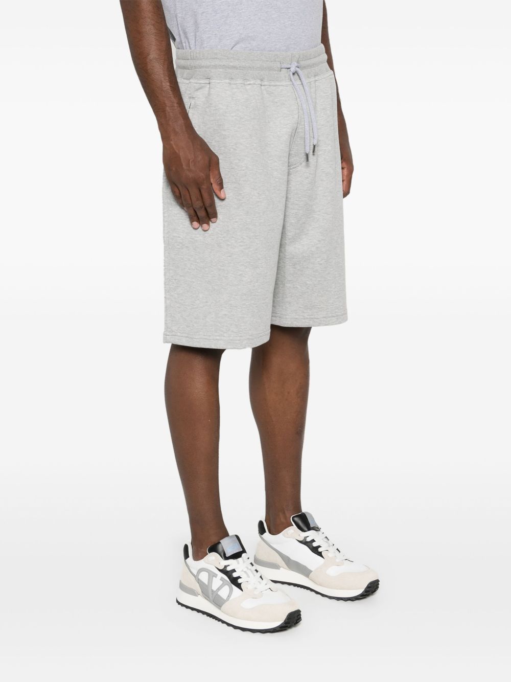 BRUNELLO CUCINELLI Men's Cotton Blend Mini Shorts