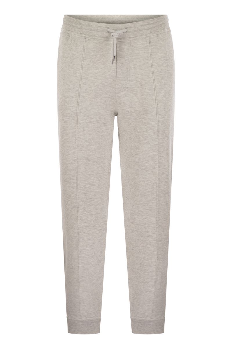 BRUNELLO CUCINELLI Cotton Fleece Trousers for Men
