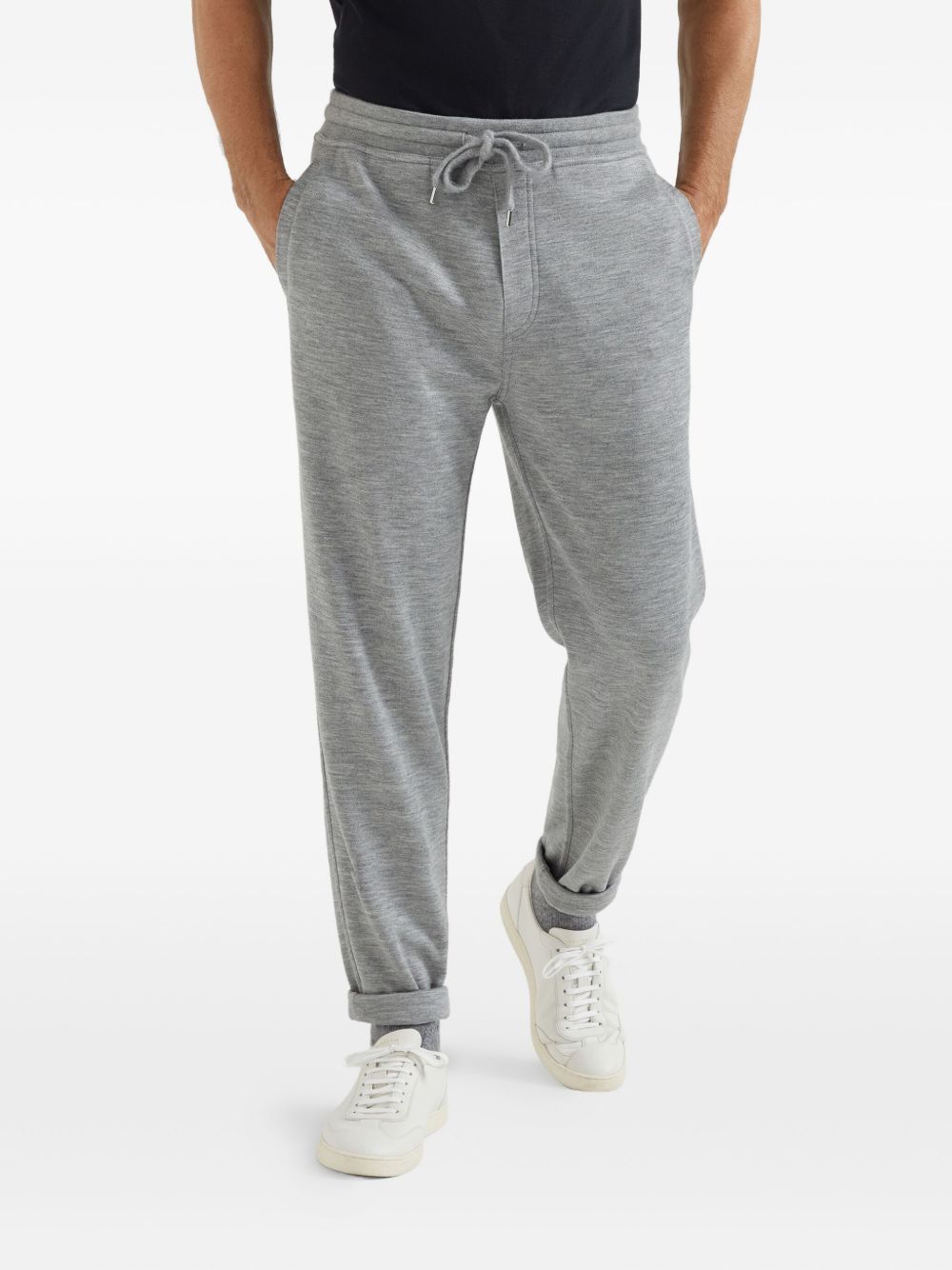 BRUNELLO CUCINELLI Silk and Cashmere Trousers