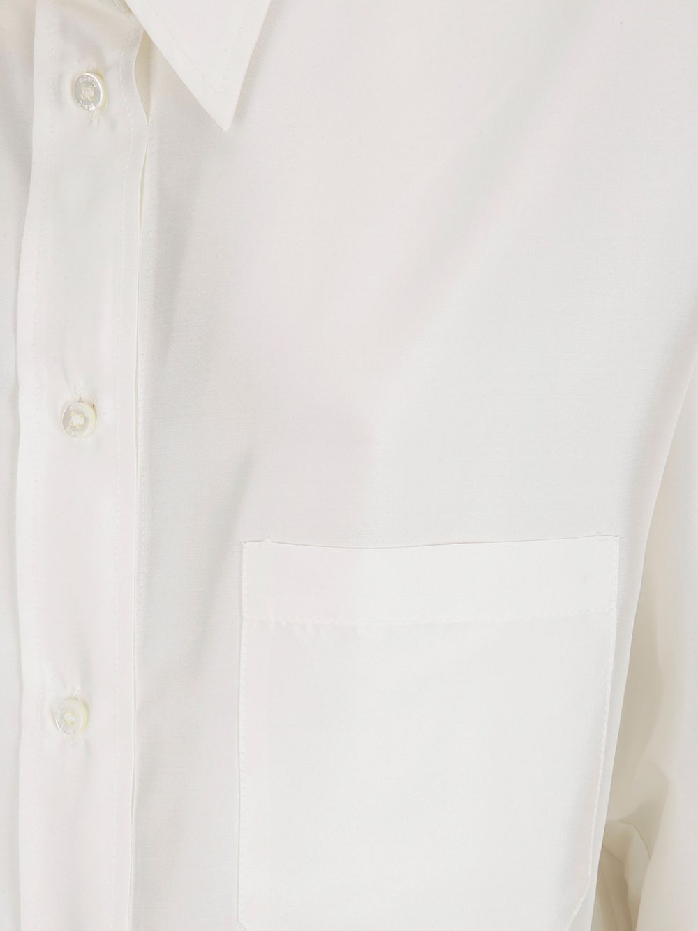 ALBERTO BIANI Silk Shirt with Button Closure and Chest Pocket
