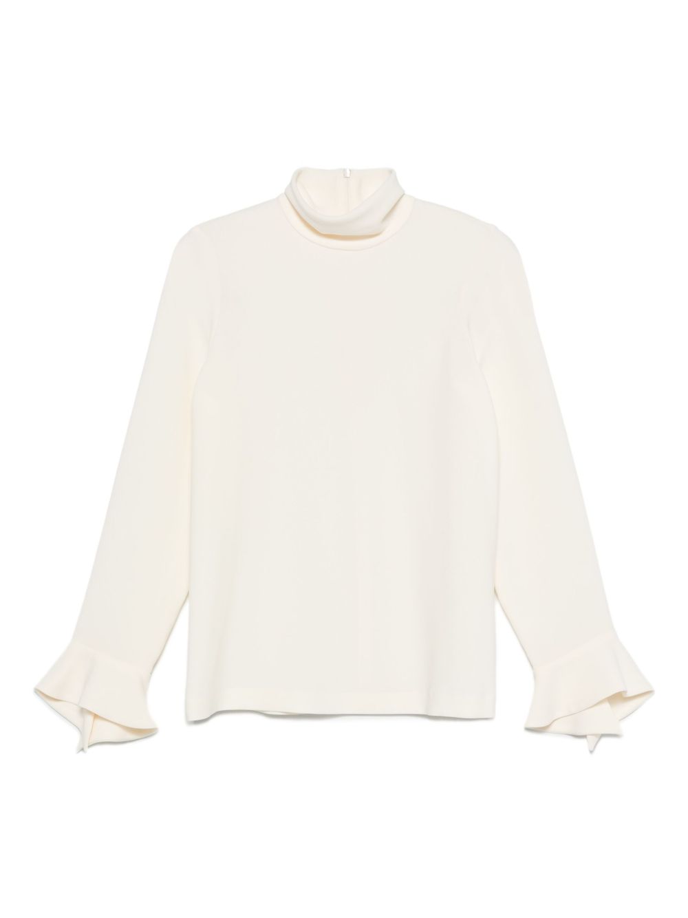 ALBERTO BIANI High-Neck Bell Sleeve Blouse