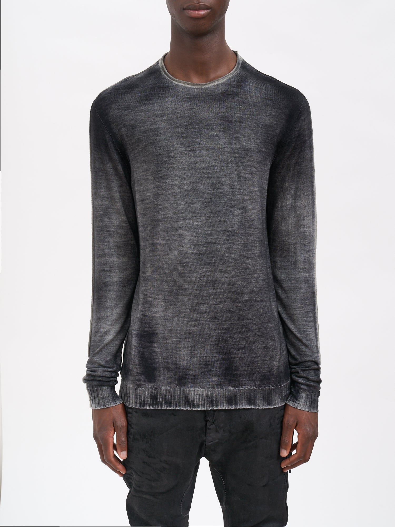 MD75 Men's Crew Neck Wool Sweater - Size M