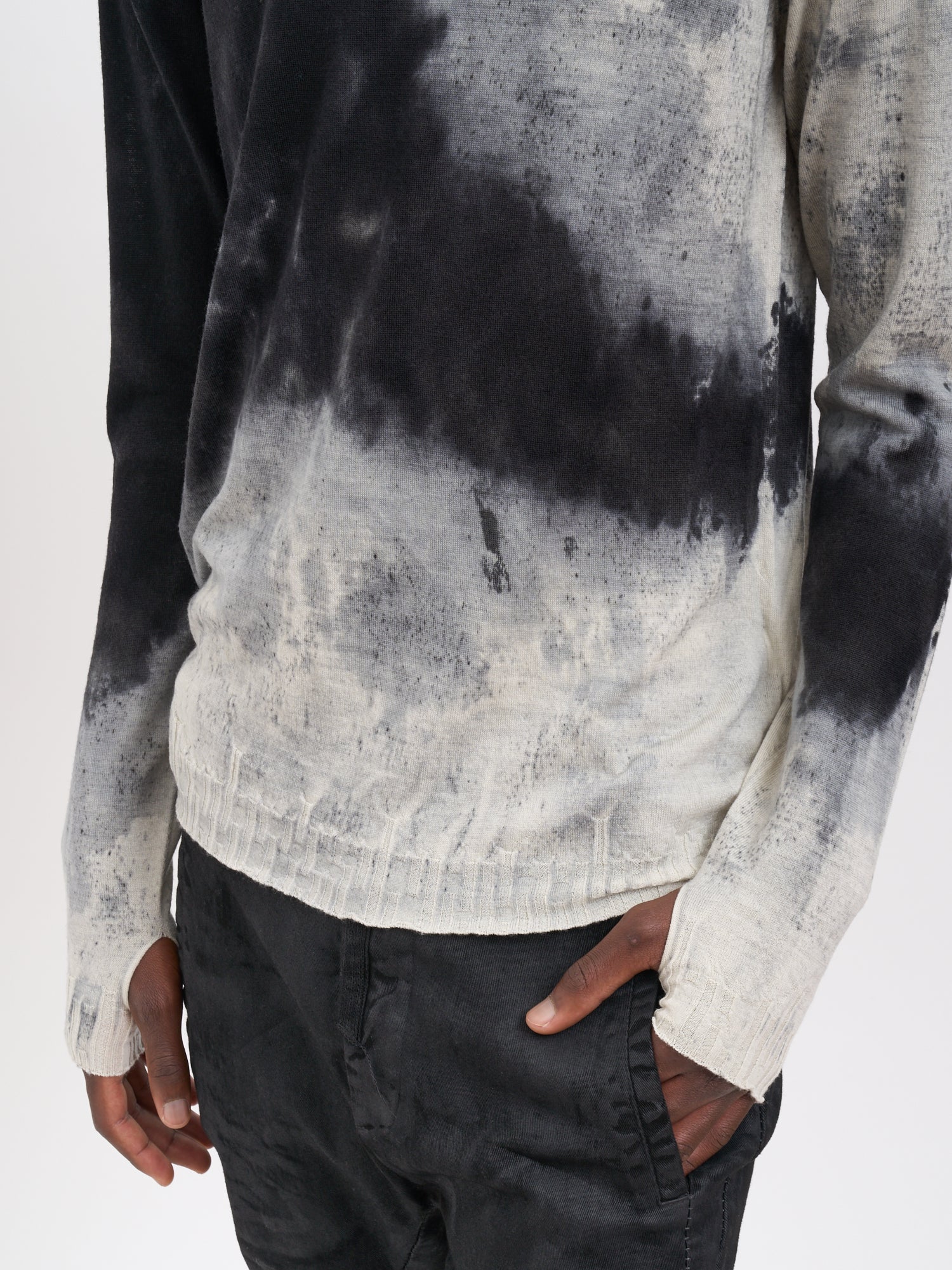 MD75 Men's Classic Crew Neck Wool Sweater - Size M