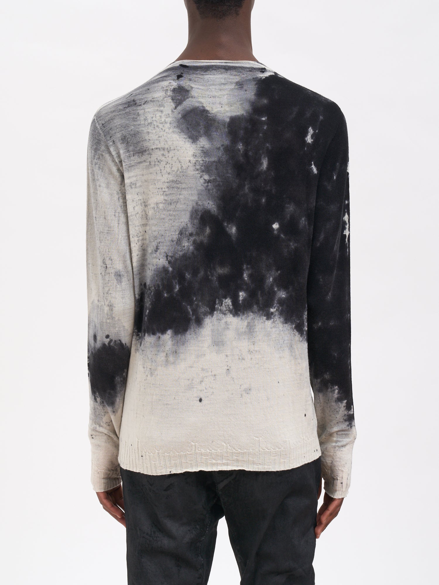 MD75 Men's Classic Crew Neck Wool Sweater - Size M