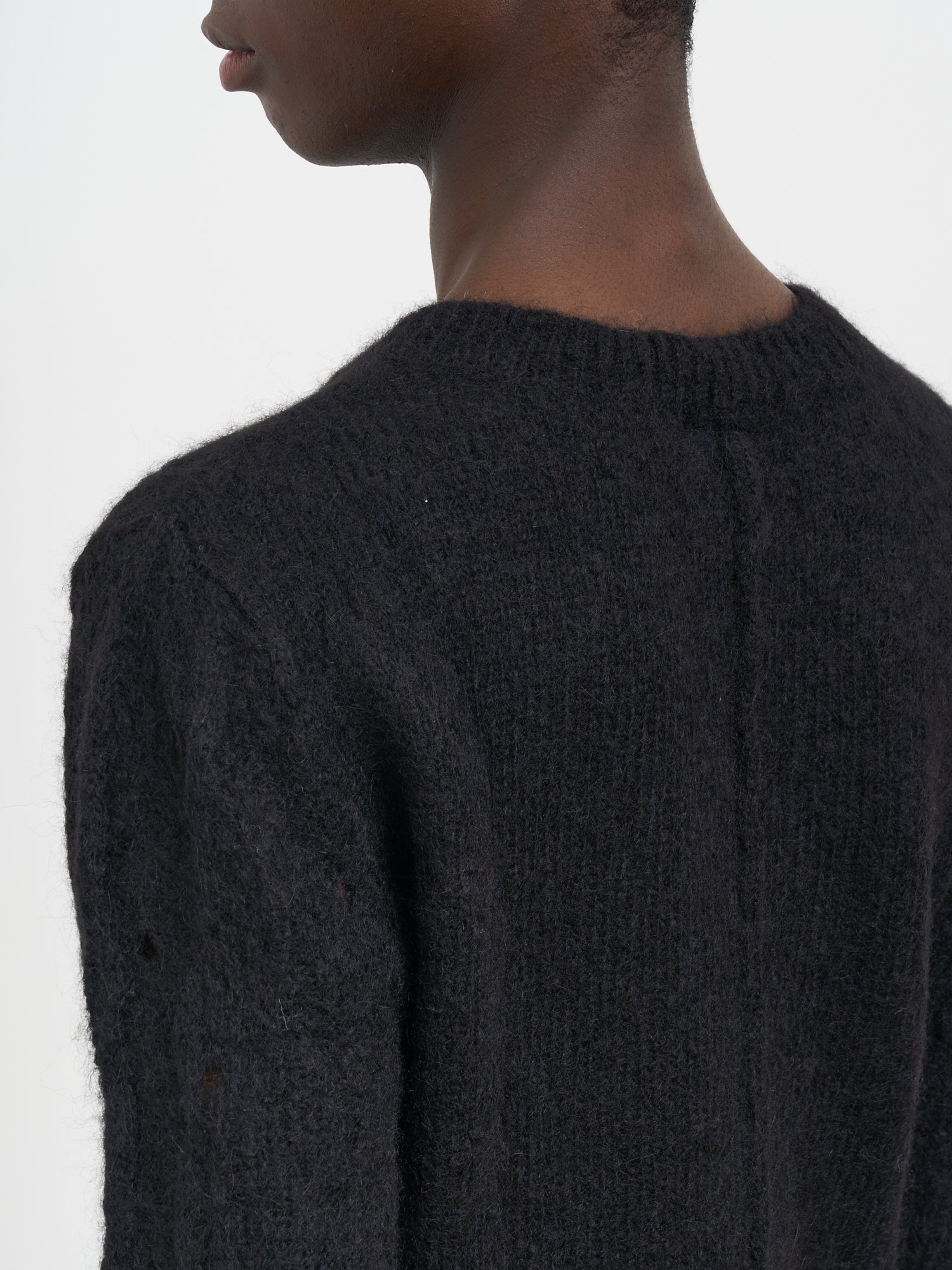 THOM KROM Crew Neck Alpaca Blend Sweater