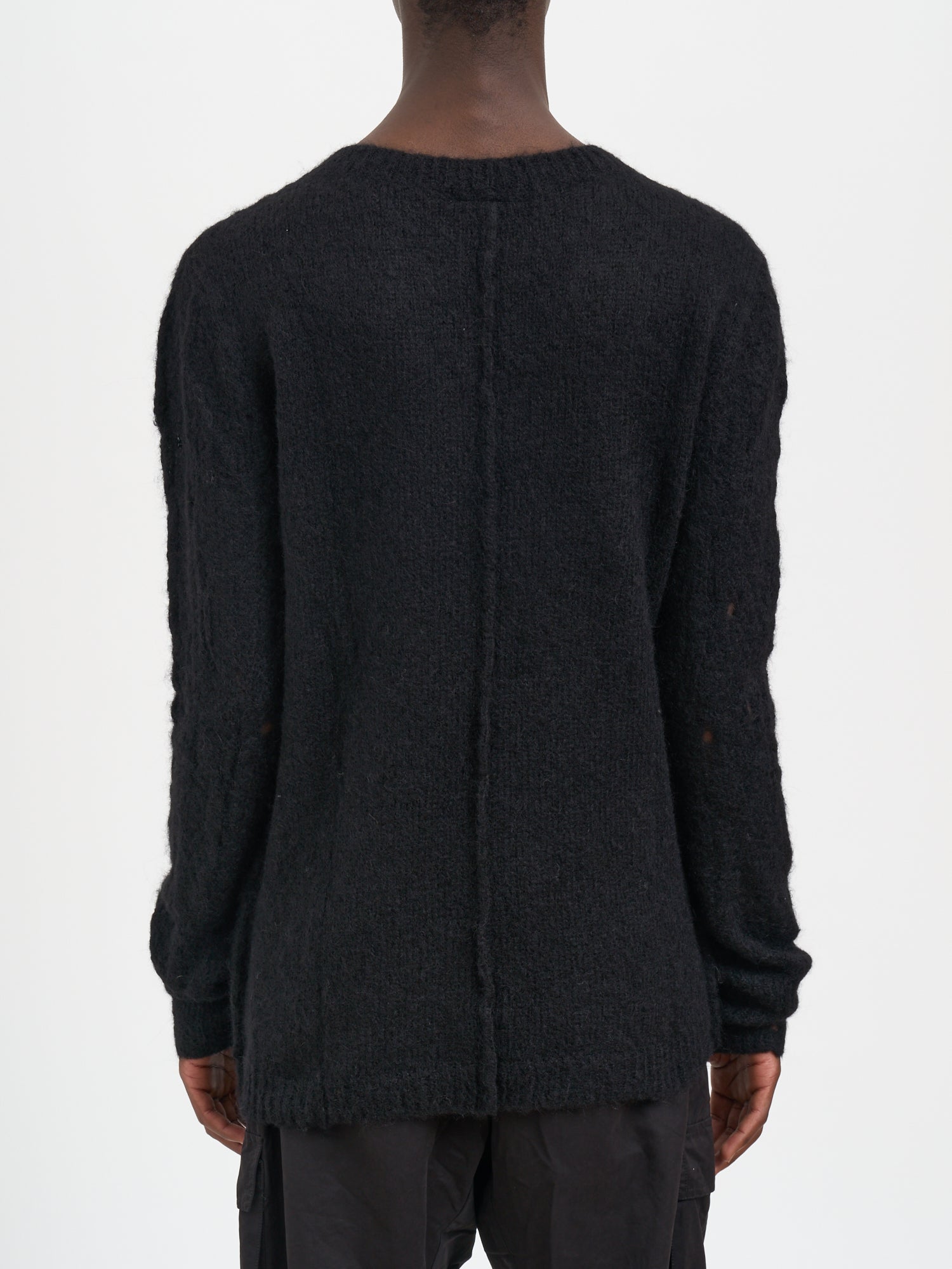 THOM KROM Crew Neck Alpaca Blend Sweater