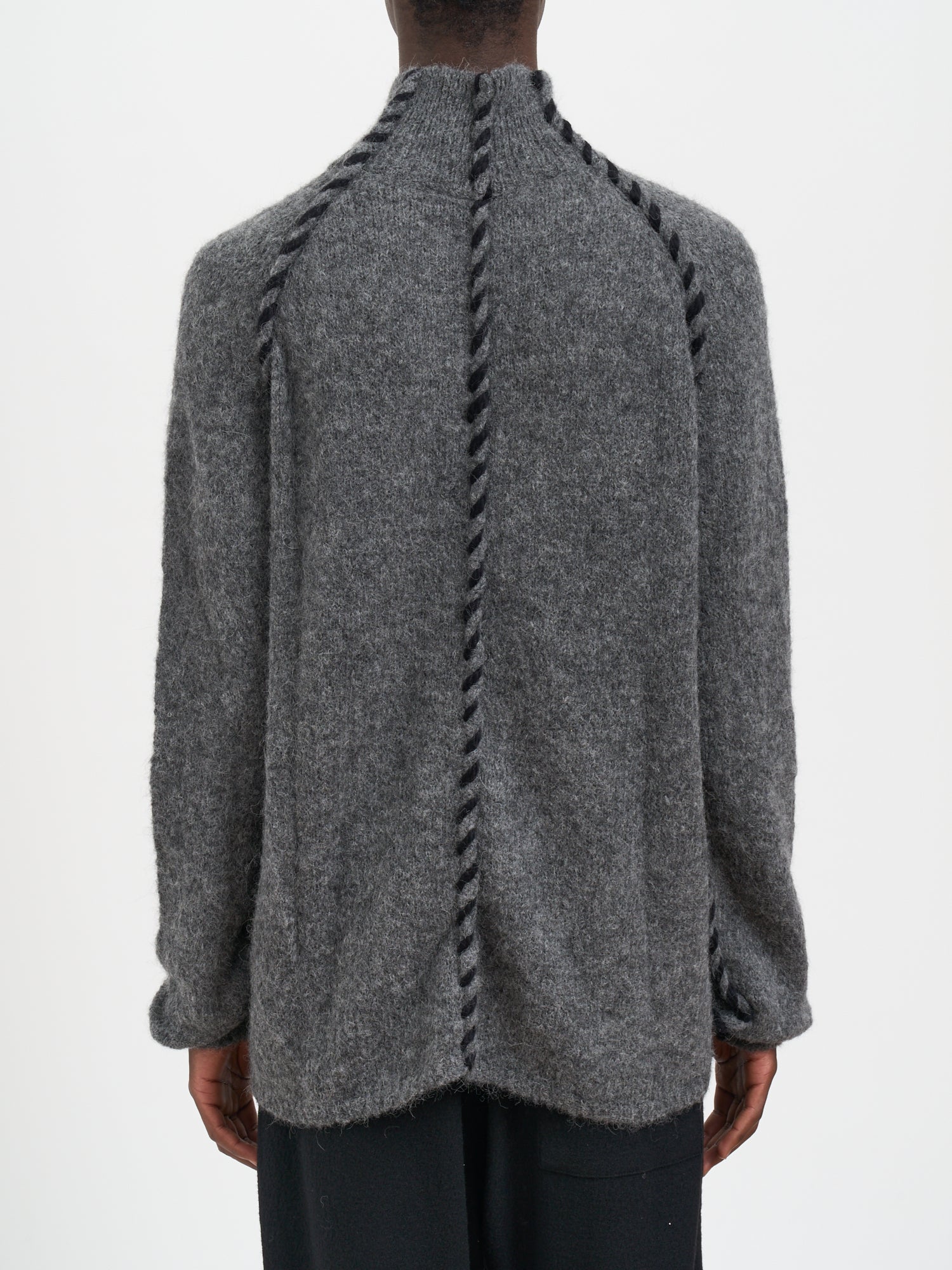THOM KROM Alpaca High Neck Sweater for Men